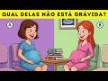 🤰 Qual delas não está grávida? 5 enigmas inteligentes que só 5% das pessoas acertam 🧠
