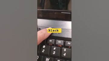 Lenovo B460 Series Laptop On But Black / Blank Display Problem#macnitesh#keyboardtricks#2024short