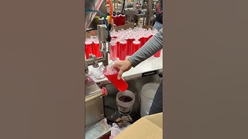Semiautomatic shampoo filling machine