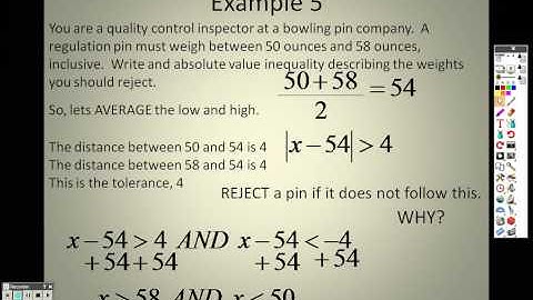 Algebra 2 1 7 Lesson Part 2 Solving Absolute Value Equations and Inequalities