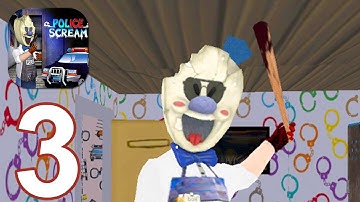 Granny Ice Scream Police: The scary Game Mod - Gameplay Walkthrough Part 3 (Android,iOS)