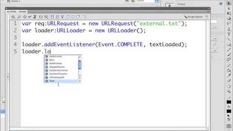 71. Flash & AS3 - Loading external text