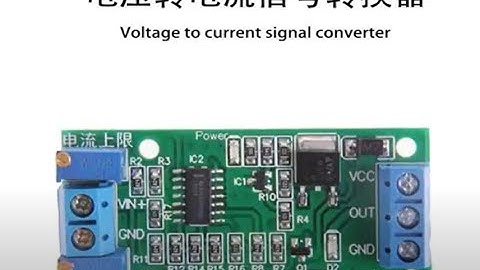 Voltage to Current Module Transmitter Linear Conversion Signal Converter#Relandsun