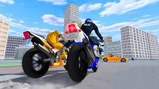 Police Bike - Gangster Chase - Gameplay Android game - motorbike police chase game screenshot 5