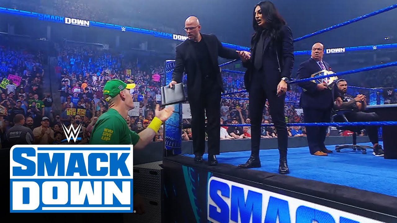 Relive the chaos as John Cena becomes Roman Reigns’ opponent at SummerSlam: SmackDown, Aug. 6, 2021