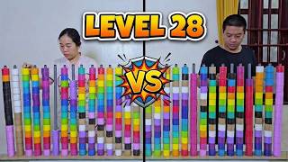 Family Games | color Roll  Sorting Challenge Fun Brain Training Game ☆ level 28 screenshot 2