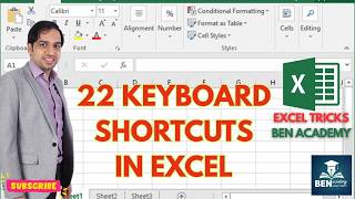 22 Excel Keyboard Shortcuts Every Beginner Should Know | Save Time in Excel