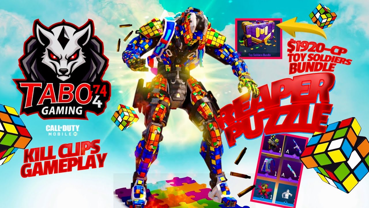 BACK! REAPER PUZZLE: The Most Insane COD MOBILE Clips ( $1920CP Toy ...