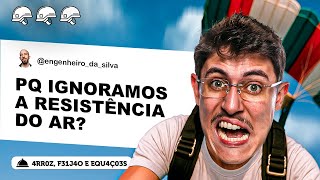 Problema com RESISTÊNCIA do AR (Física e Cálculo Diferencial e Integral)