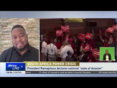 Ramaphosa declares ‘state of disaster’ in response to South Africa’s power shortages