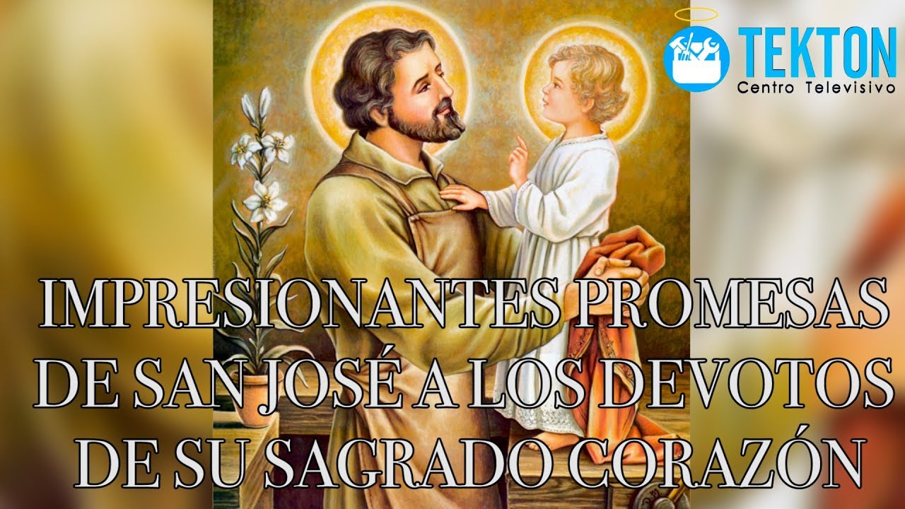 ⁣Impresionantes promesas de San José a los devotos de su Sagrado Corazón