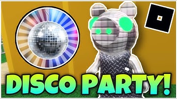 How to get “DISCO PARTY!” BADGE + DISCO PIGGY MORPH in PIGGY RP : INFECTION - ROBLOX