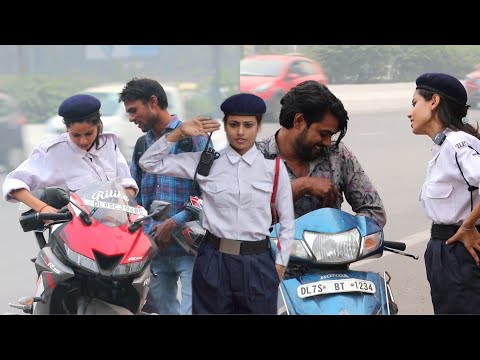 fake-traffic-police-prank-gone-wrong-|-nishu-tiwari-|-nnt