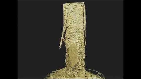 Lab Time Lapse - NaSO4 Low RH on Limestone 28 sec - Eric Doehne