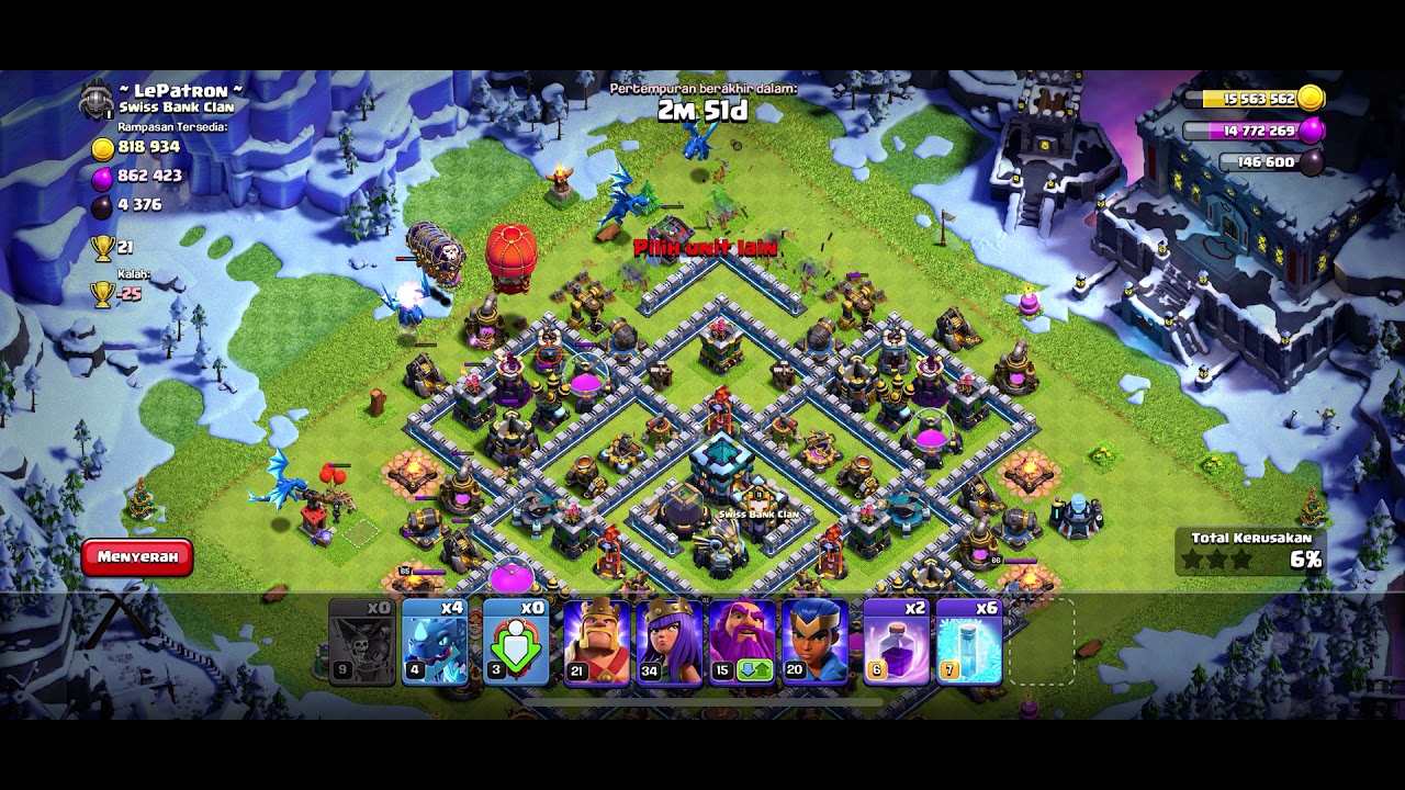 Tengokin base COC setelah dua bulan || clan nya sudah mulai sepi - YouTube