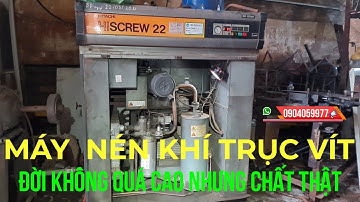 Máy Nén Khí Trục Vít Đời Không Quá Cao Nhưng Chạy Quá Chất