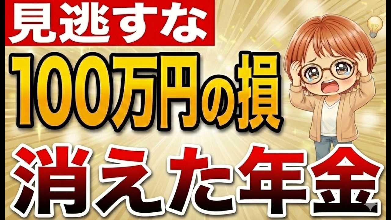 年金記録を確認しない人、100万円損します「ねんきんネット確認方法」2026年改正、社会保険、節税
