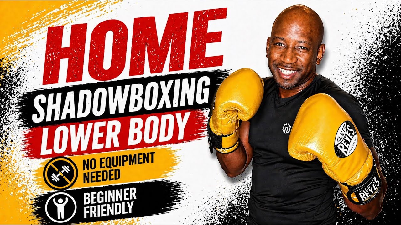 Shadowboxing Workout (Beginner Friendly, No Equipment HIIT) Lower