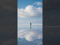 No Horizon: Bolivia's Salt Flat Erases It Completely