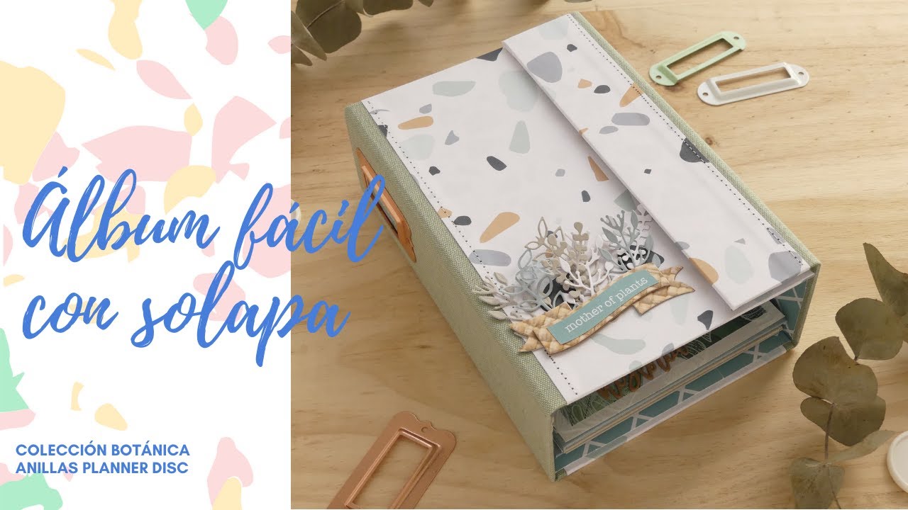 ÁLBUM FÁCIL CON ANILLAS Y SOLAPA - PARA PRINCIPIANTES - COLECCIÓN BOTÁNICA