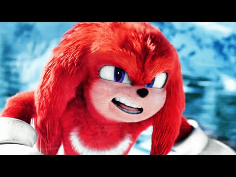 SONIC THE HEDGEHOG 2 Clip - "Snowboarding Fight" (2022)