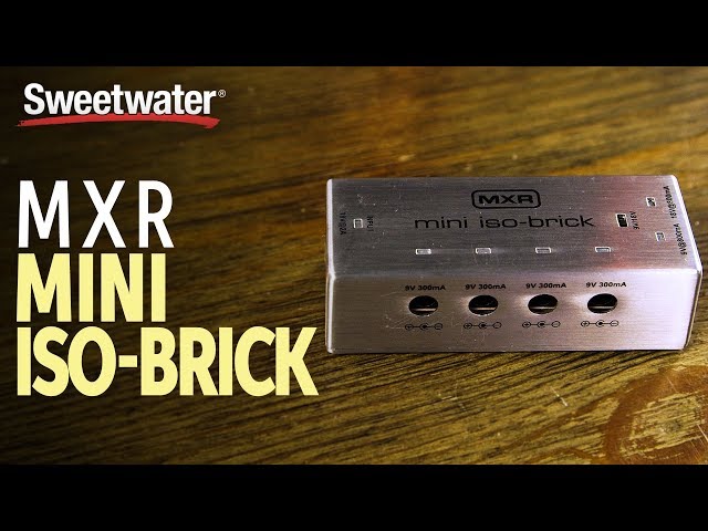 MXR M239 Mini Iso-Brick Pedalboard Power Supply Overview - YouTube
