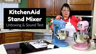 kontrol fløjte interview KitchenAid Professional HD Stand Mixer Unboxing and Sound Test |  Professional HD vs Pro 5 Plus - YouTube