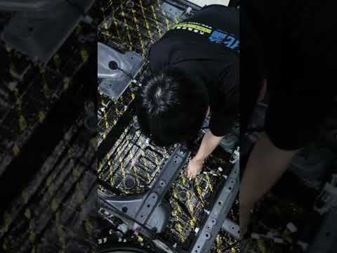 Toyota SIENTA 制震隔音升級！極度舒壓滾輪聲 ASMR🔊#REECA #靜化論汽車隔音 #toyota #sienta