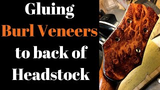 Gluing Veneers to Back of Headstock Beau Hannam Guitars and Ukuleles