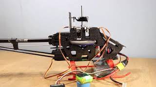 How to build RC helicopter ALZRC Devil 450 pro v2 part 5 | connect servo to k-bar