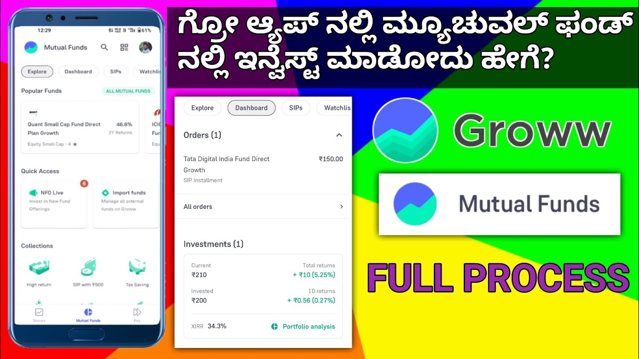 Step by Step Guide Investing In Mutual Funds On The Groww App In 