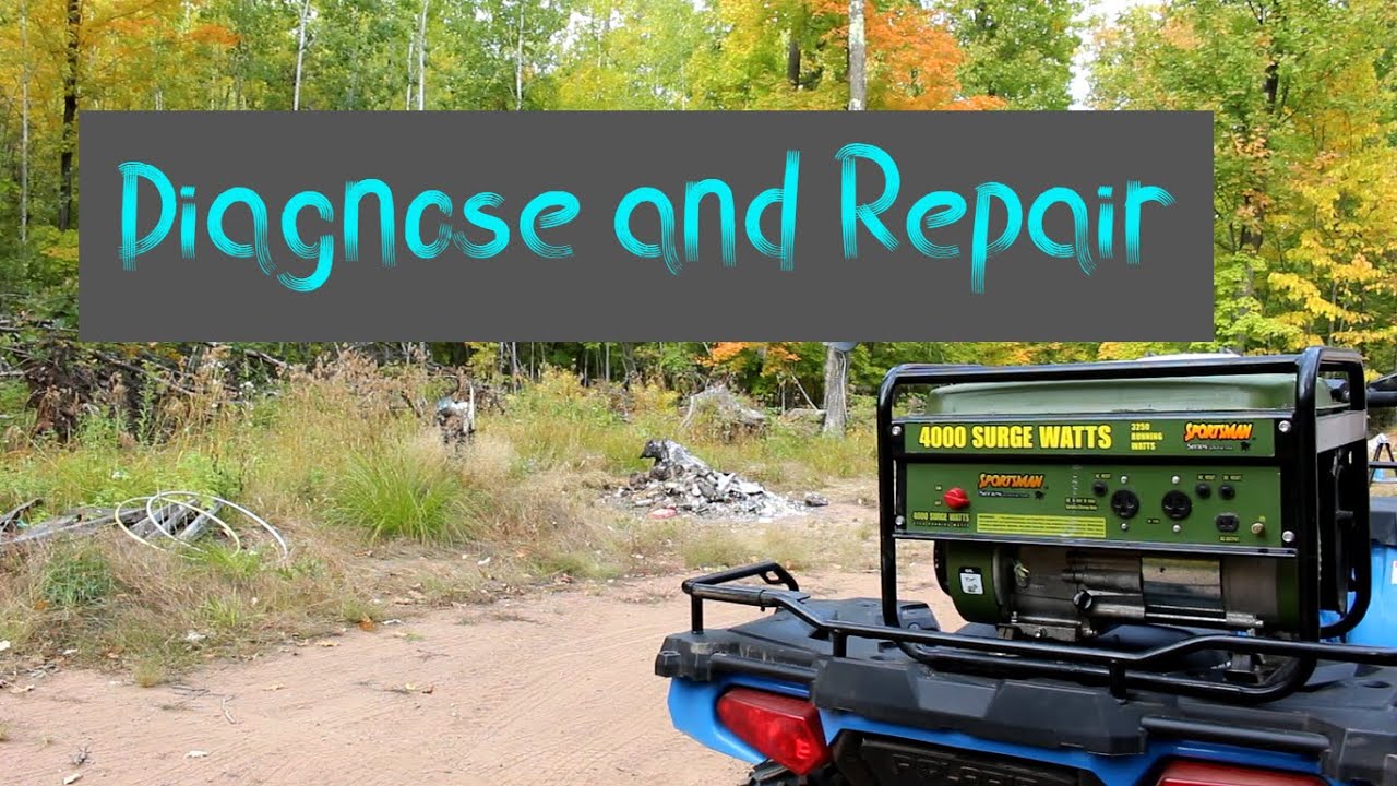 Sportsman 4000 Generator Diagnose and Repair - YouTube