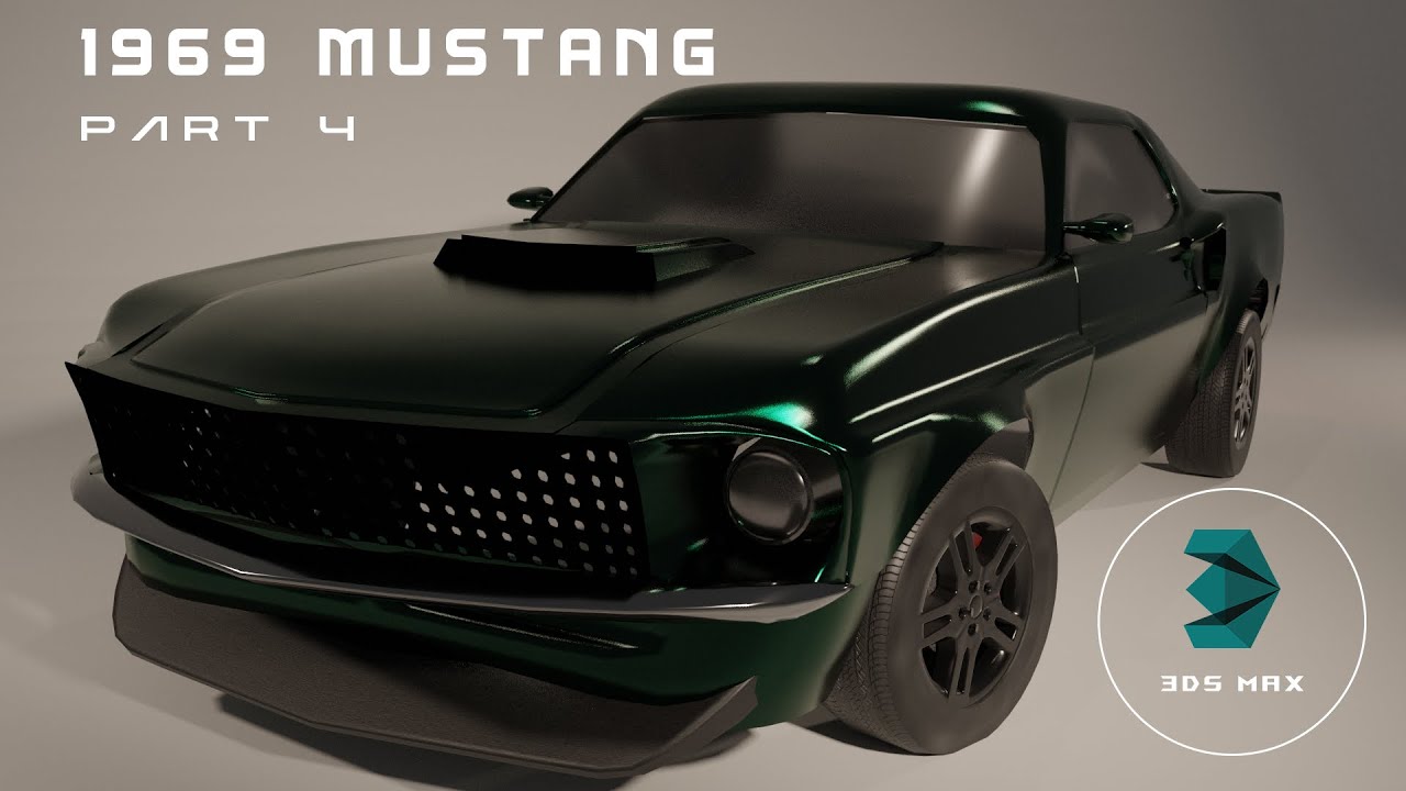Car Modeling 1969 Mustang In 3DS Max | Part -4| 3DS Max