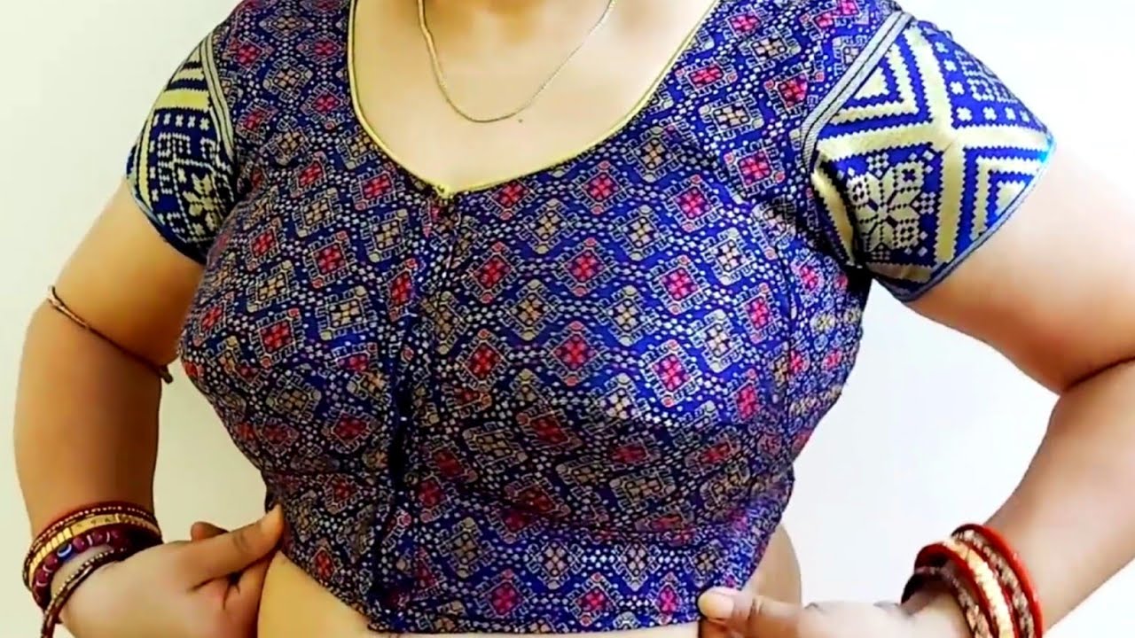 40 Size Double Katori Blouse Cutting | Blouse Cutting  Blouse Stitching | Jayashree Creation Hindi |