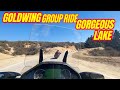 Goldwing GROUP ride- MINIMAL Talking- LAKE Hughes California