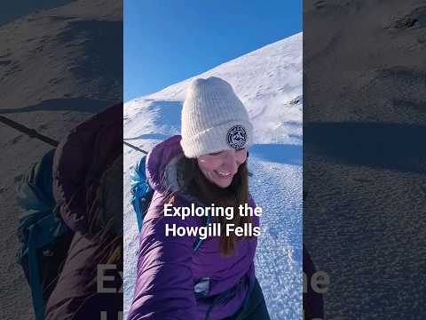 We explored the Howgill Fells after snowfall #howgillfells #hiking #ukhiking #shorts