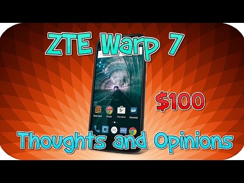 ZTE Warp 7 Thoughts And Opinions