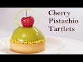 [타르트]체리🍒 타르트/피스타치오 크림/ 바삭한 타르트지 꿀팁/how to make cherry tartlets /pistachio cream/チェリー·タルト /ピスタチオクリーム