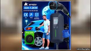 AFYEEV 7200W Portable Type2 IEC621962 EV Charger Type1 SAE J1772 Electric Car Charger GBT EVSE