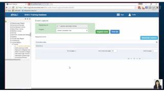 DHIS2 Assignment: Data Entry Event Capture screenshot 2