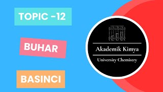 Sıvıların Bazı Özellikleri : Buhar Basıncı - Some Properties Of Liquids : Vapor Pressure