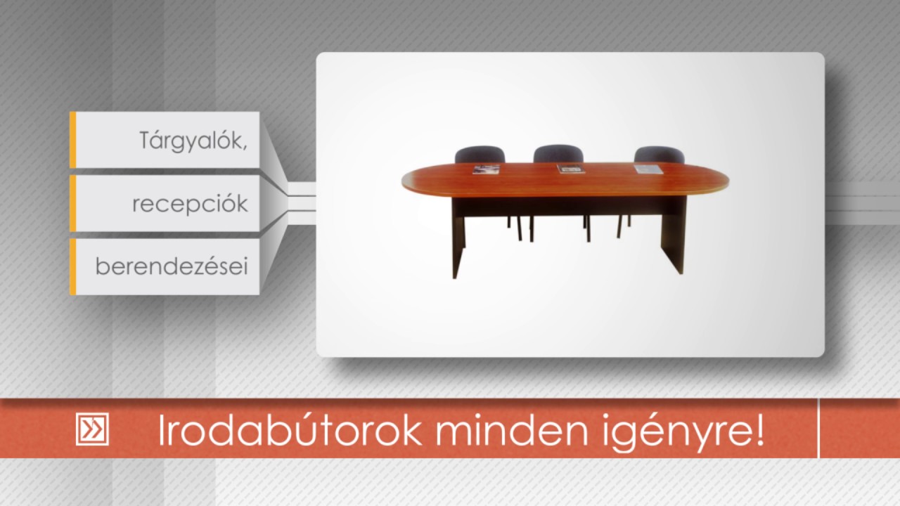 Modern irodabútor? tárgyalóasztal? nálunk mindent megtalál! youtube Irodabútor kecskemét
