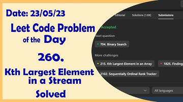 703 || Kth Largest Element in a Stream || C++ || Leetcode Daily Challenge
