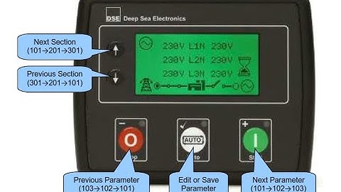 DSE 4520 SETTINGS & MANUAL