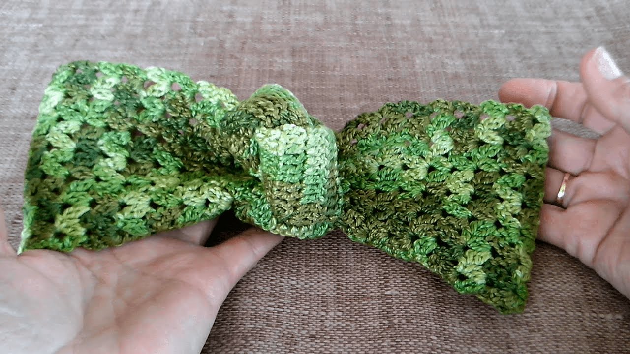 TIARA/TURBANTE COM NÓ (VERÃO) EM CROCHÊ | Passo a Passo