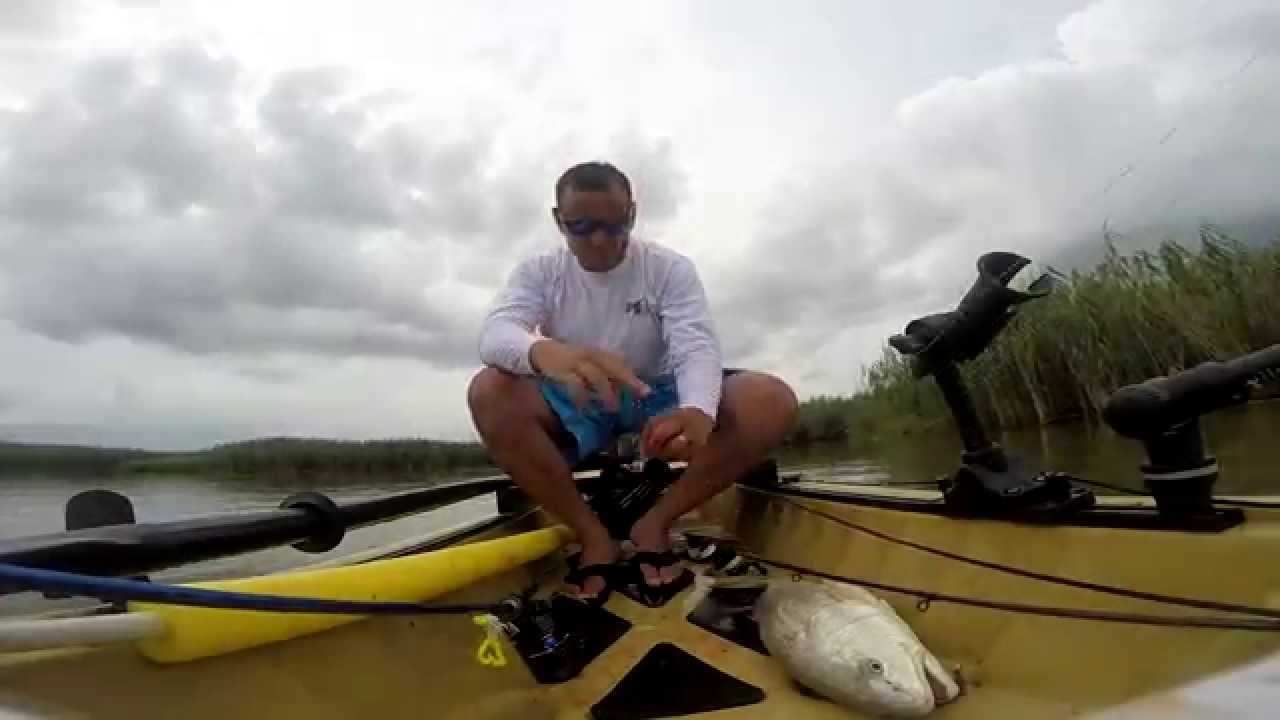 Venice, Louisiana Kayak fishing (Topwater Red) YouTube