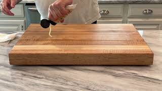 Boos butcher block cutting board review. #cuttingboard #cuttingboards #cooking