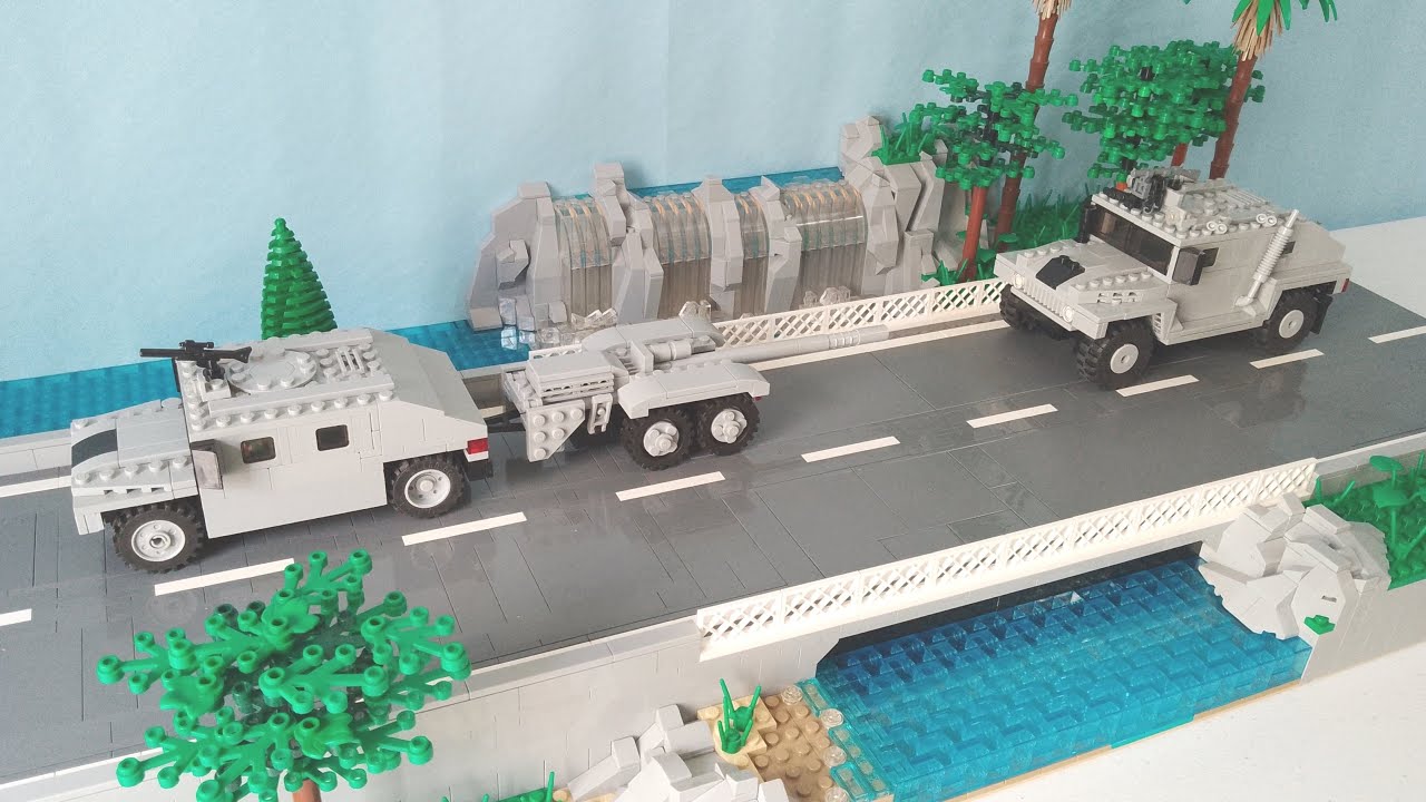 Lego Military Humvee and Humvee MRAP Version MOC
