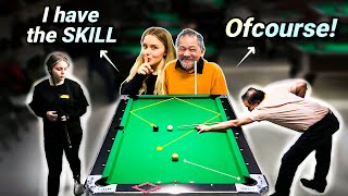 She has the SKILL, but EFREN REYES is on ANOTHER LEVEL