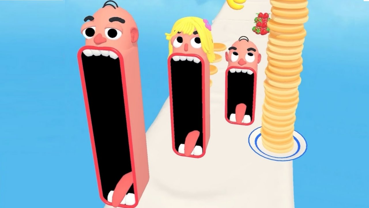 Pancake Run 🥞😋 Gameplay (All levels 36-40) Walkthrough - iOS,android Games